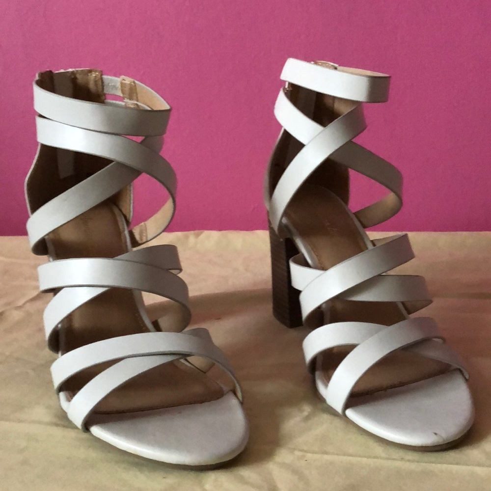 American Eagle White Heels